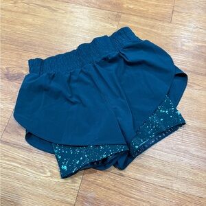 Women's Teal Athletic Shorts
